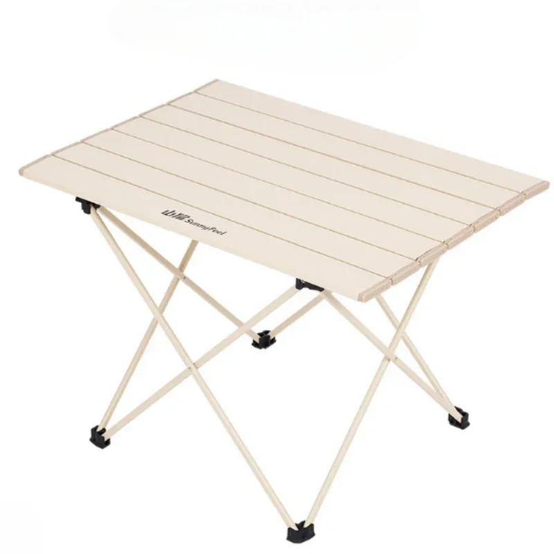 Camping Folding Table Outdoor Portable Aluminum Alloy Easy Storage Table Camping Lightweight Stable Table Camping Equipment