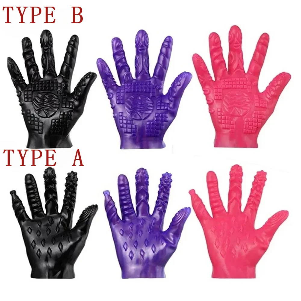 Toy magic sex gloves masturbation adult couple erotic finger sex products gloves sex shop toy gloves