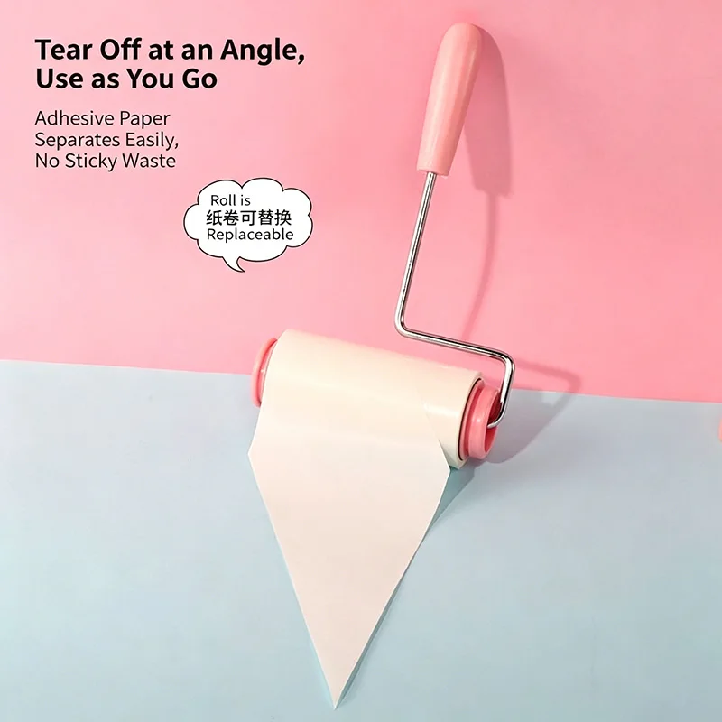 My Melody Lint Roller Tearable Sticky Paper Remover For Clothes Pet Hair Dust Portable Household Cleaning Tool