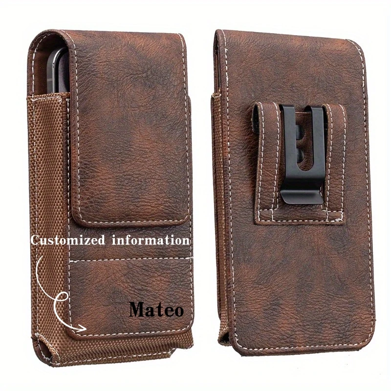 

Customized Name Waist Lightweight Belt Bag with Secure Strap, Minimalist Design, Durable Synthetic Faux Leather, Urban Commuters