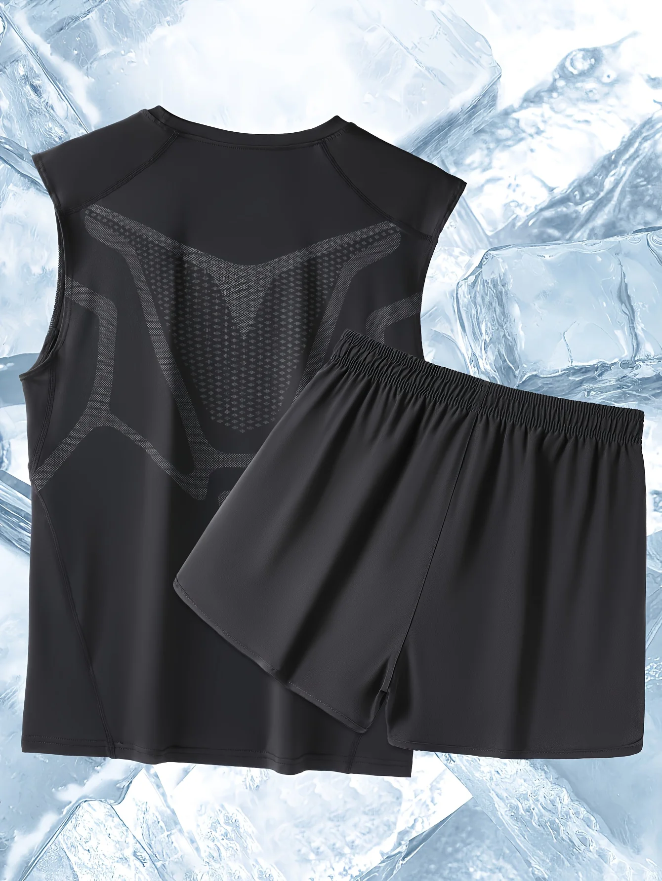 طقم ملابس سباحة رجالي، فضفاض وسريع الجفاف، مناسب للسباحة على الشاطئ، الشاطئ، ملابس سباحة من قطعة واحدة، طقم إحماء ربيعي