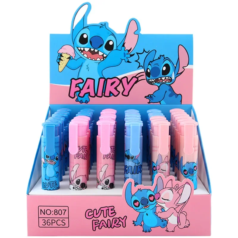 1 Stück Disney Stitch kreative Presse Radiergummi Student Briefpapier Lippenstift Modellierung sauber, ohne Spuren zu hinterlassen Schul bedarf