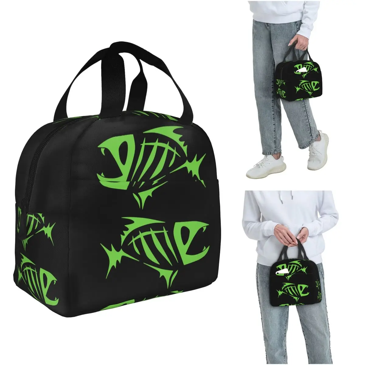 

Red Gloomis Fly Fishing Insulated Lunch Bag for Women Office Cooler Thermal Food Box Tote Portable Lunch Boxes Container