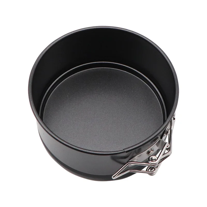 4Inch Carbon Steel Cakes Molds Black Metal Bake Mould Round Cake Baking Pan Removable Bottom Bakeware Cake Supplies Tool