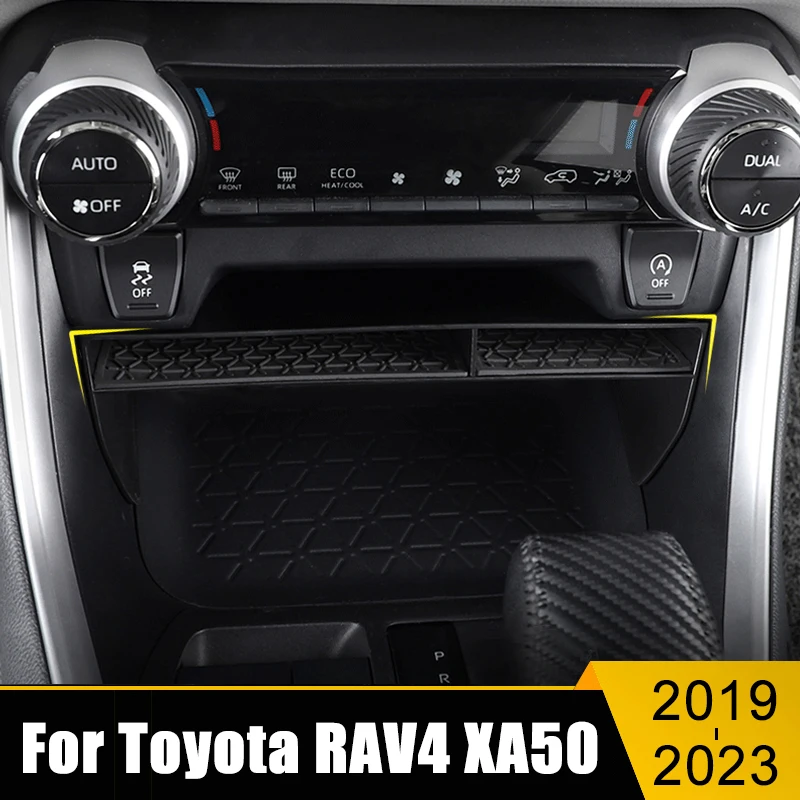 

For Toyota RAV4 XA50 2019 2020 2021 2022 2023 2024 RAV 4 Hybrid Car Center Console Storage Box Organizer Containers Cover Case