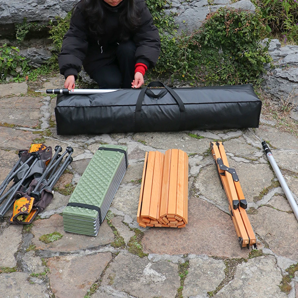 

Canvas Canopy Pole Bag Camping Tent Swag Storage Pouch Large Capacity Travel Picnic Handbag Waterproof Luggage Pouch