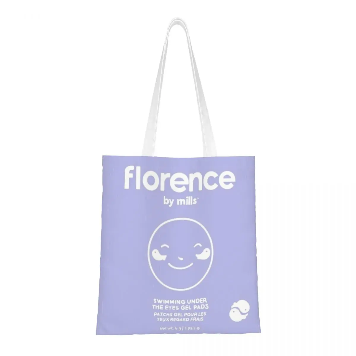 

Unisex Florence By Mills Purple Tote Bags Large Capacity Grocery Bag for Girl Handbags