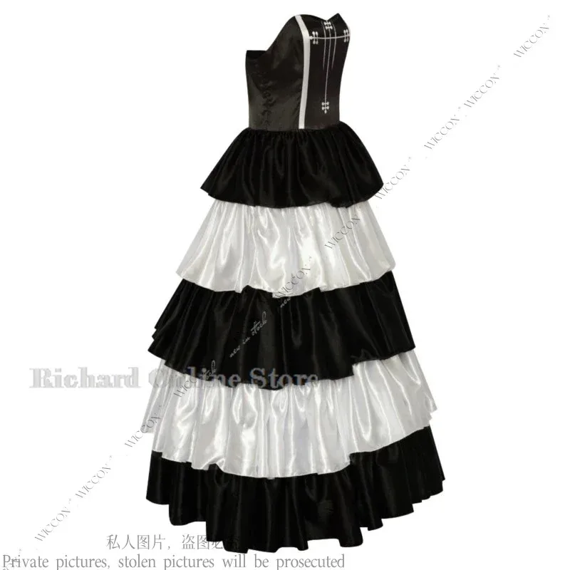 فستان بيرونا التأثيري مع قبعة شعر مستعار أزياء الهالوين للنساء زي بيرونا الساخن أنيمي فستان الأميرة لعب الأدوار للبالغين