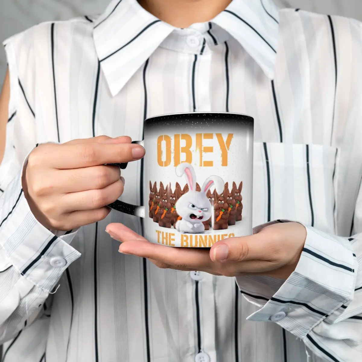 Animated Film The Secret Life Of Pets 2 Obey The Bunnies Mug Ceramic Coffee Cups Tea Mugs Milk Cup Drinkware Gift for Friends