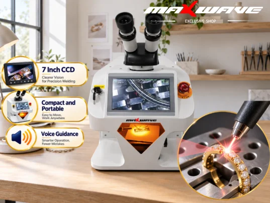 200W Jewelry Laser Welding Machine 7 Inch CCD Mini YAG High Precision Welder for Gold Silver Platinum Ring Chain Repair Tool