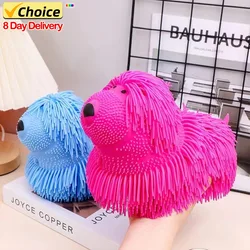 New 3pcs Large Size Simulated Animal Release Ball Net Red Dense Fur Decompression Ball Cute Children's Pinching and Prank Toy