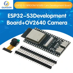 ESP32-S3 WROOM N16R8 CAM Development Board WiFi+Bluetooth Module OV2640 Camera