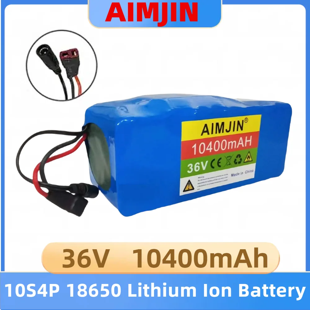 

36V 10S4P 10.4Ah battery pack, 1000W high-power power battery pack, built-in BMS.