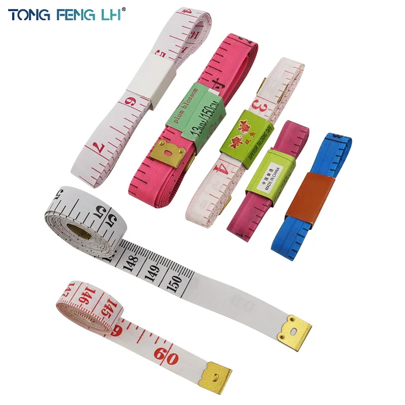 

100 см, 150 см, 60 дюймов, стандартная швейная рулетка, измерение см, швейная машина, мягкая рулетка, измерение случайных цветов