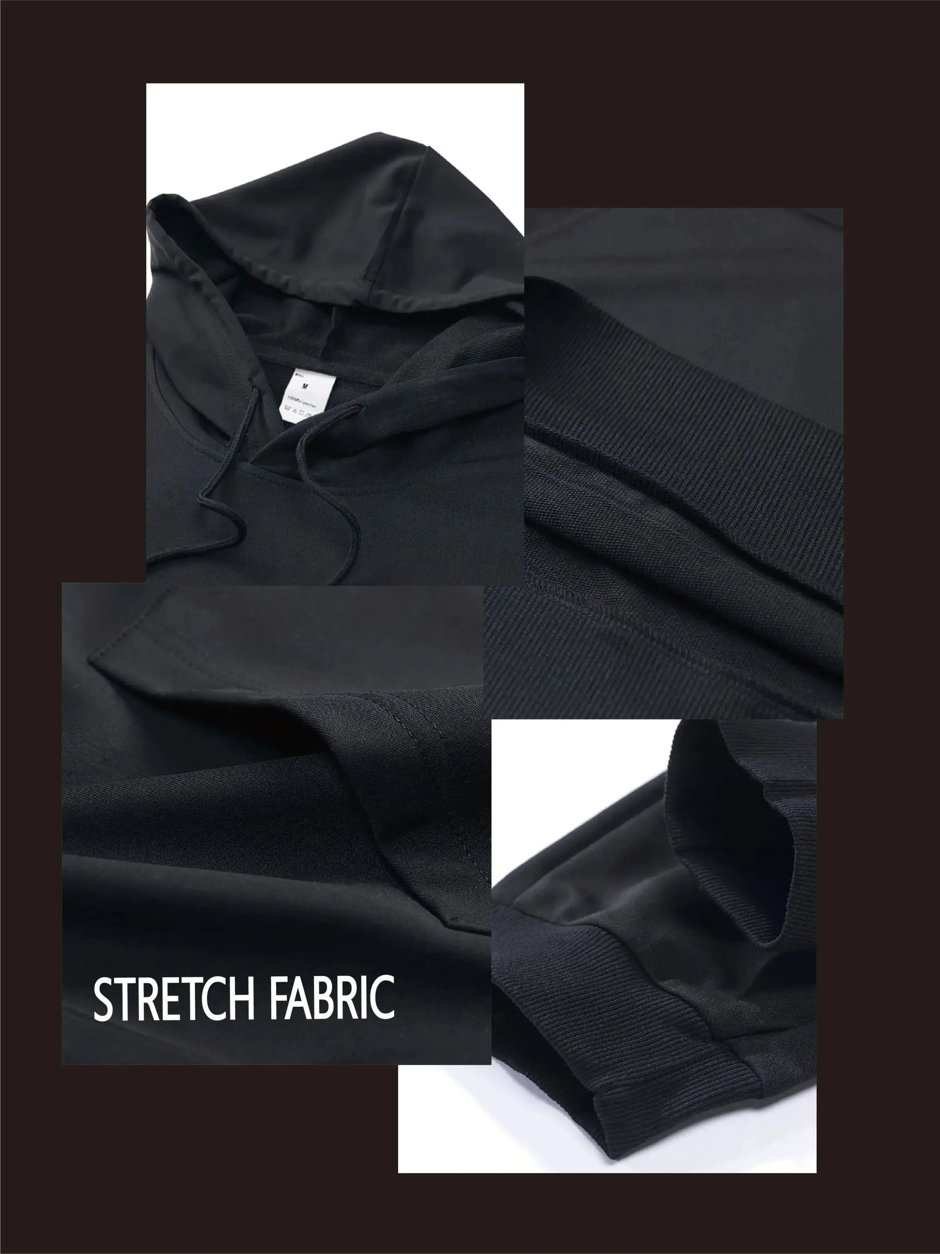 هوديي رجالي بتصميم Venom وSymbiotic للوجه وبلوفر Black Splash Effect Superhero Pattern Marvel #5