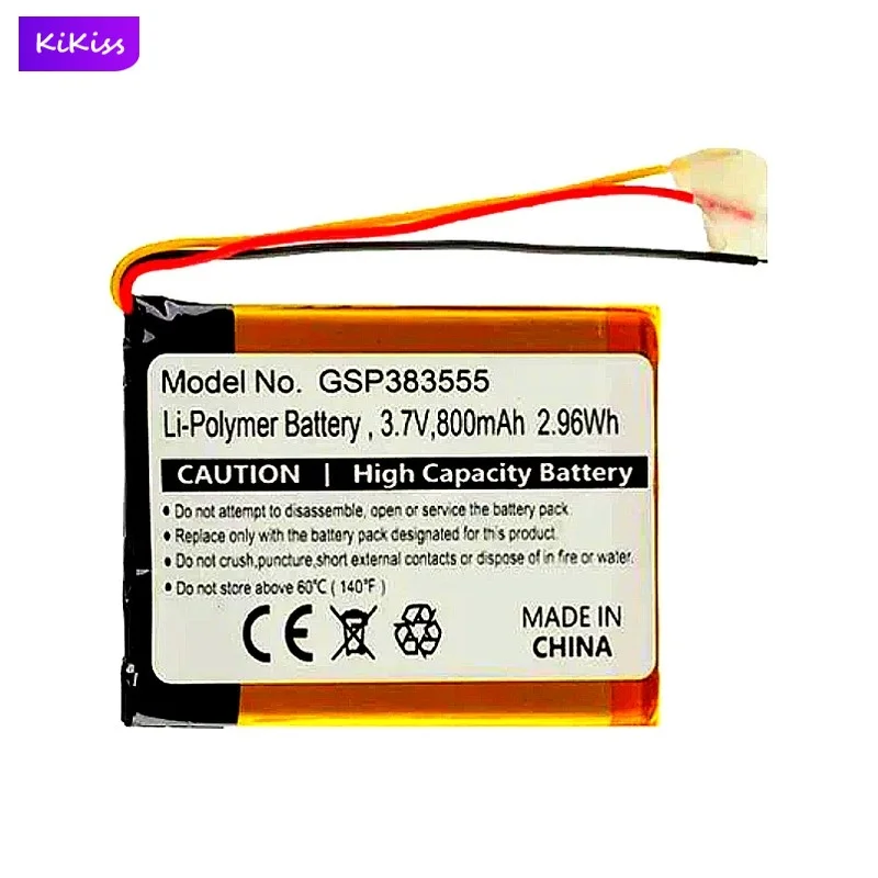 GSP383555 Portable Bluetooth Speaker Battery For JBL Clip 2 AN/Plus/Clip2/CLIP2BLKAM/CS056US/P04405201 800mAh Real Capacity