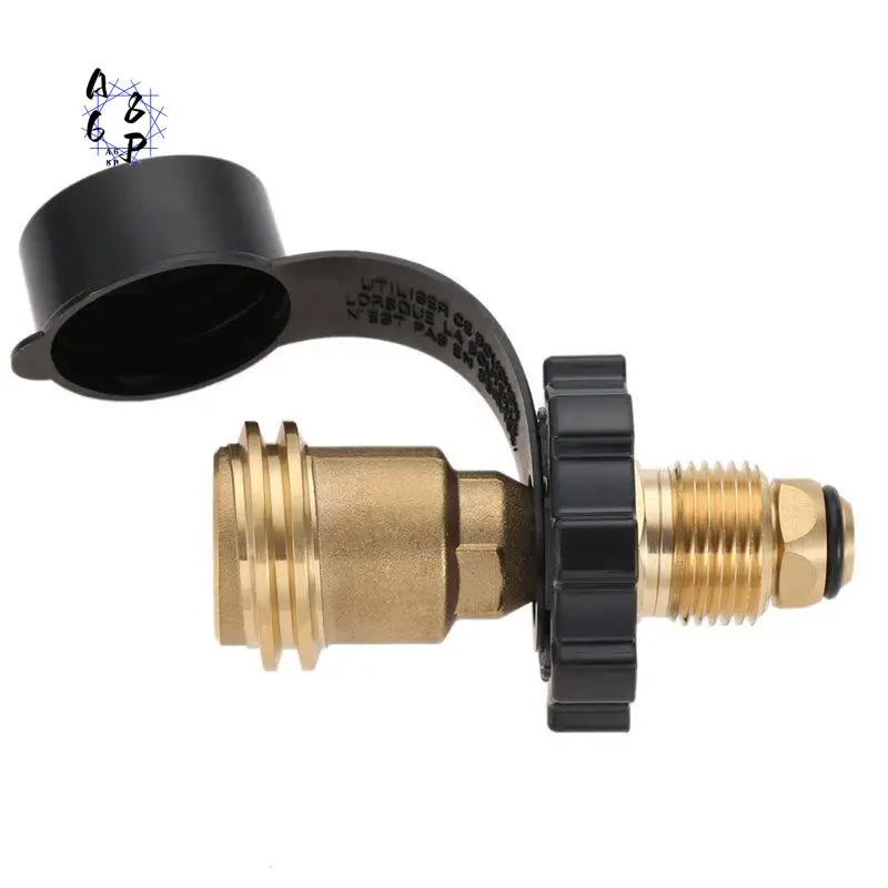 A68P-Propane Tank Adapter Convert USA QCC1 / Type 1 To UK Propane (POL) Cylinder Propane Hose Regulator Old To New Connection
