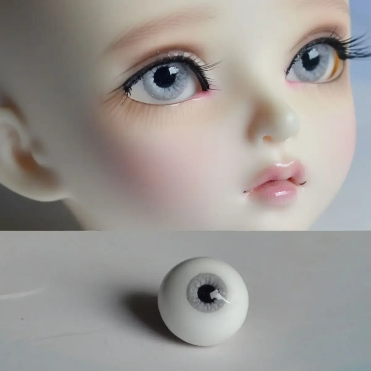 Doll's Eyes for 1/3 1/4 1/6 1/8 Bjd Doll Ob11 Plaster 8/10/12/14/16/18mm Eyeball Handmade Girl Toys Doll Accessories,no Doll