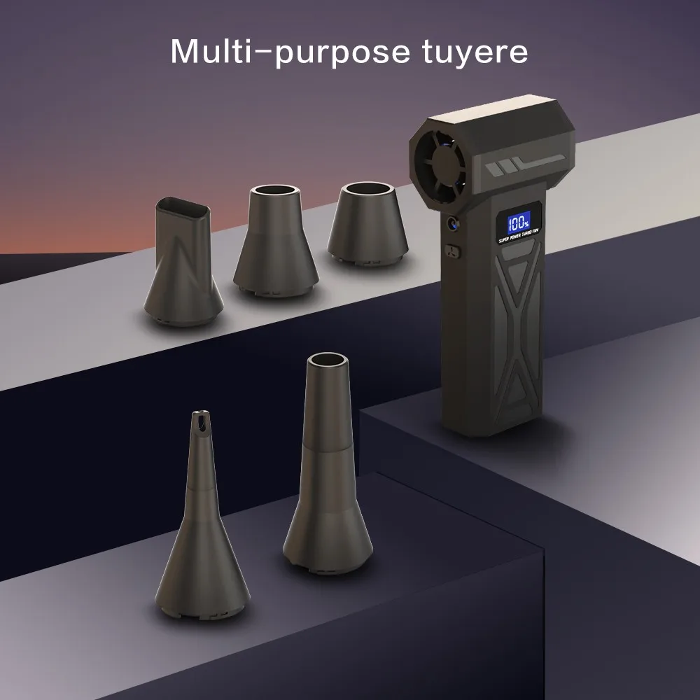 8000mAh Powerful Blower High Speed Small Turbo Fan Air Blower 880000RPM Wireless Turbo Fan for Computer Keyboard