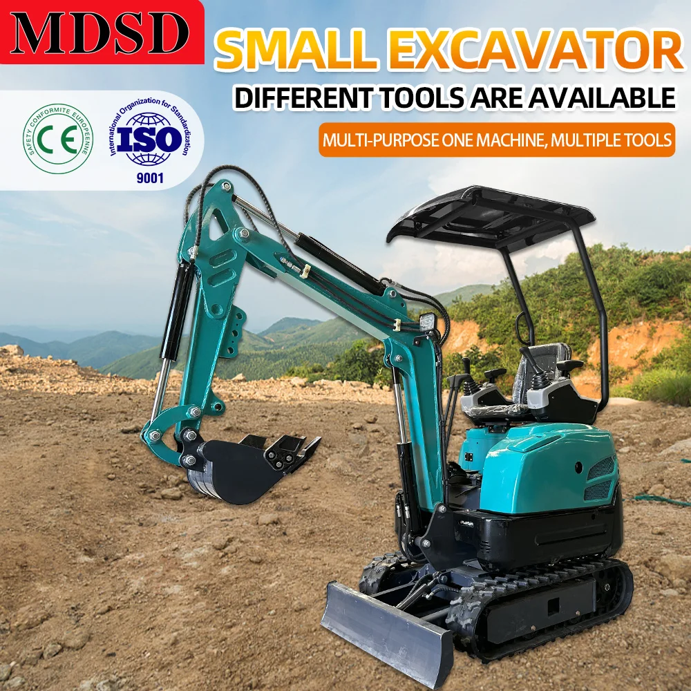 무료 배송 2톤 미니 굴삭기 (쿠보타 엔진 탑재) 유로 5 맞춤형 디젤 크롤러 굴삭기 빠른 배송