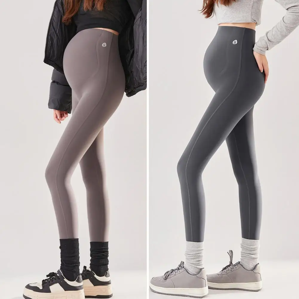 الحمل السراويل البطن دعم سليم صالح عالية الخصر طماق النساء أسفل السراويل ربيع الخريف العمل الترفيه اليوغا ملابس الحمل #3