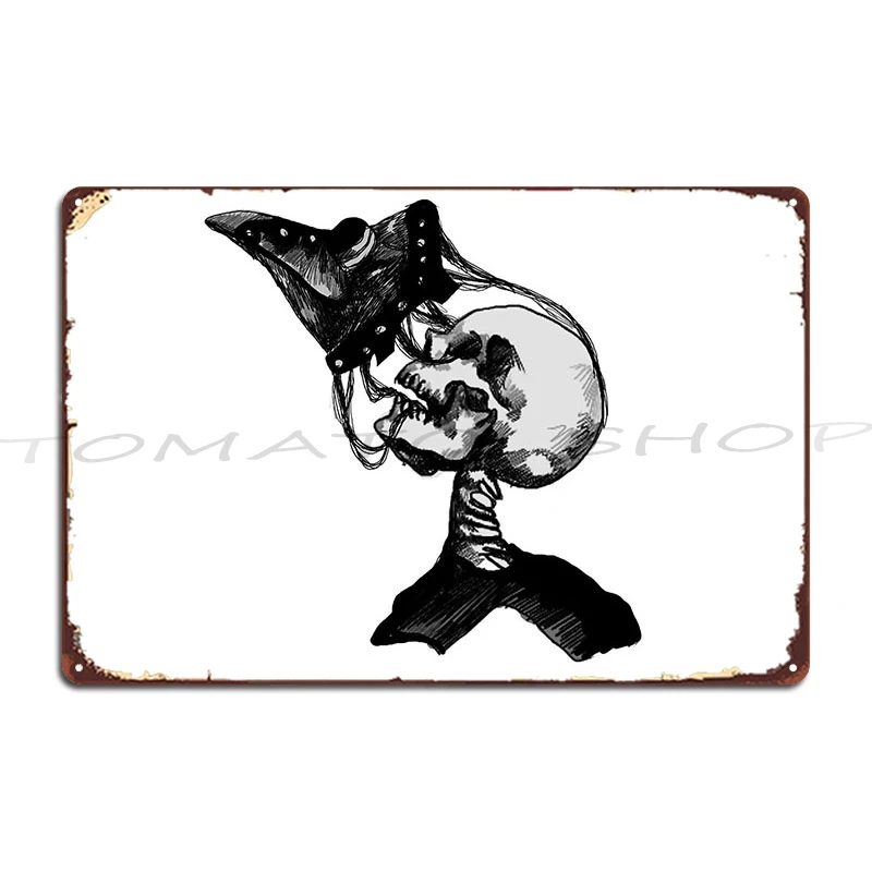 Malcolm Cage Brain The Third Spawn 175 Plague Doctor Skeleton Metal Signs Club Club Club Bar Home Create  Tin Sign Poster