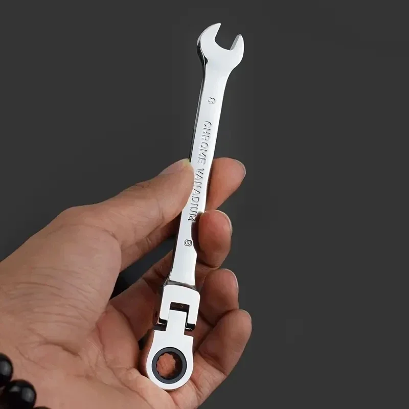Flexible  Action Wrench Spanner Nut Tool Head  Metric Spanner Open End and Ring Wrenches Tool