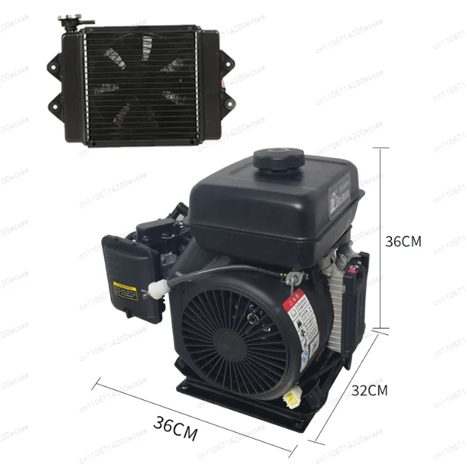 DC 48V 60V 72V electric vehicle range extender four-wheel low-noise generator