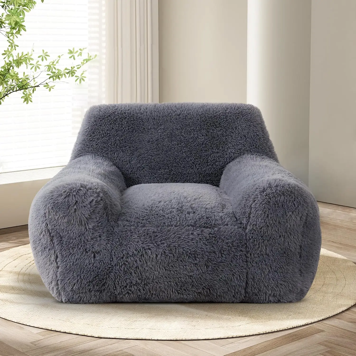 

Bean Bag Chair Giant Chairs for Adults,with Armrests,Oversize Beanbag Couch Comfy Chair for Bedroom, Living Room,Dorm and Office