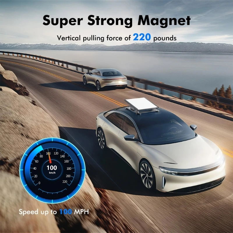 Vehicle Roof Mount with Strong Magnets Adjustable for Satellite