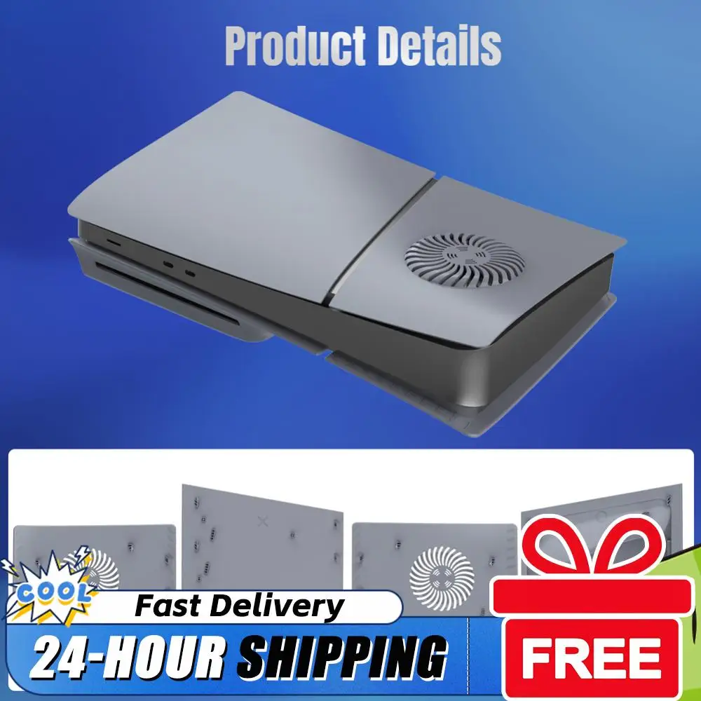 

ABS Hard Case Replacement Faceplate Anti-Scratch Face Plate Console Cover Cover Plates for PS5 Slim Disc/Digital Edition Console