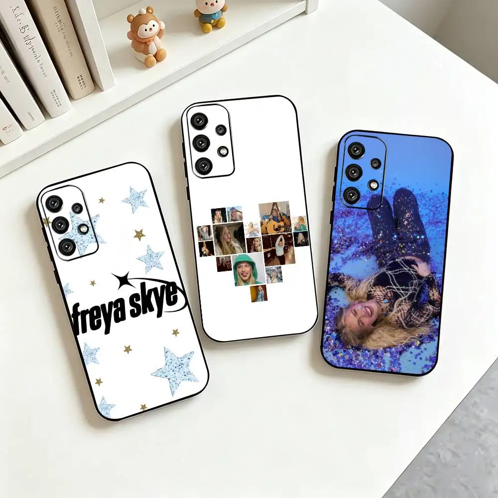 Pop Singer Freya Skye  Phone Case For Samsung S25,S24,S21,S22,S23,S30,Ultra,S20,Plus,Fe,Soft Silicone Black Cover