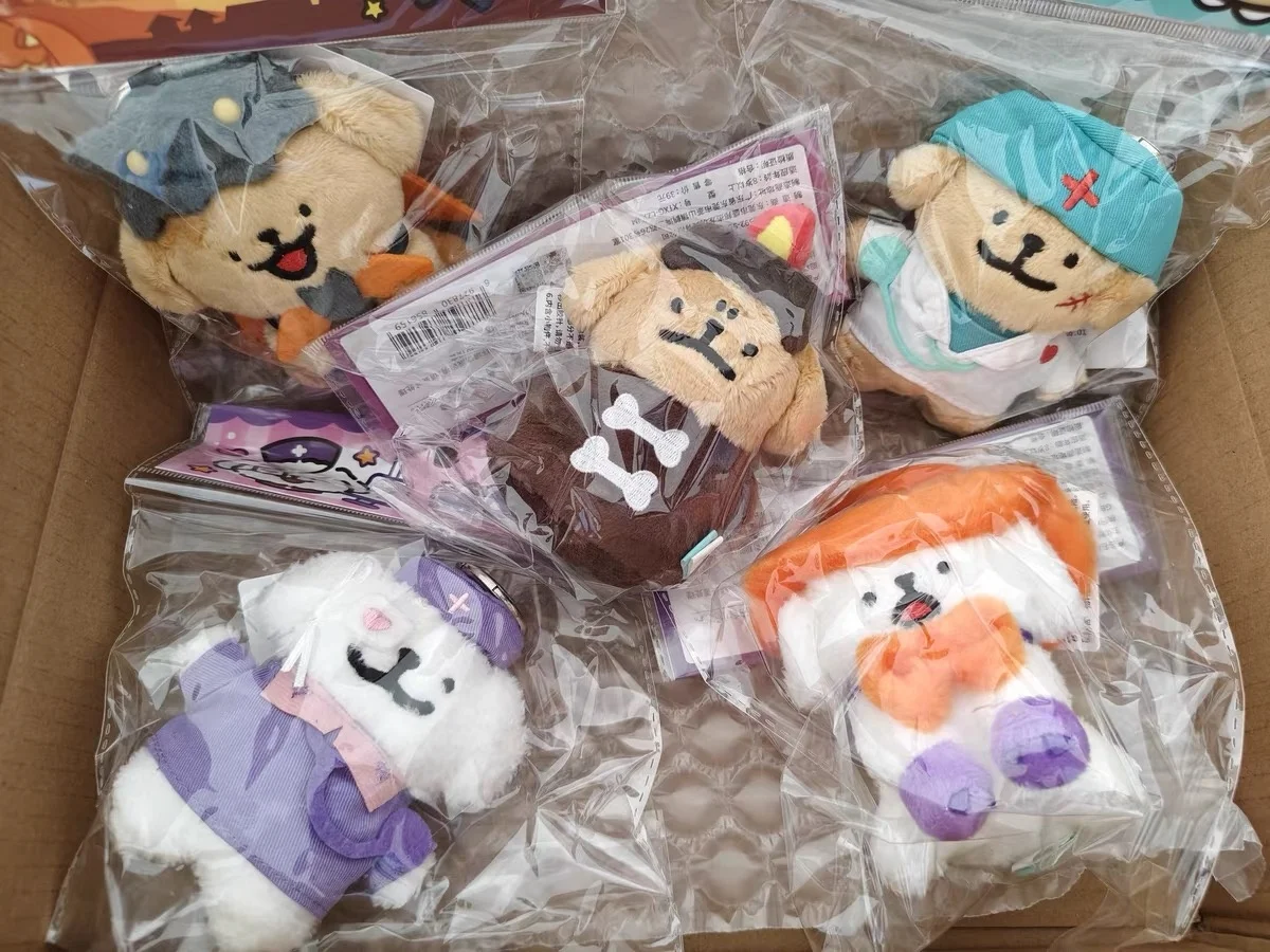 Line Puppy Halloween-serie Kawaii pluizig beeldje pop rugzak charme sleutelhanger schattige pop kerstdag verjaardag verrassingsgeschenken
