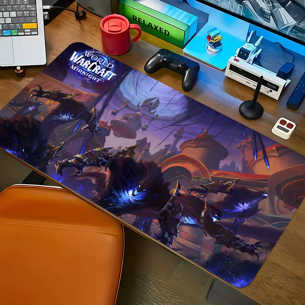 

Коврик для мыши World of W-Warcraft Midnight, нескользящий, утолщенный, большой, с защитой от скольжения, для офиса, учебы и игр