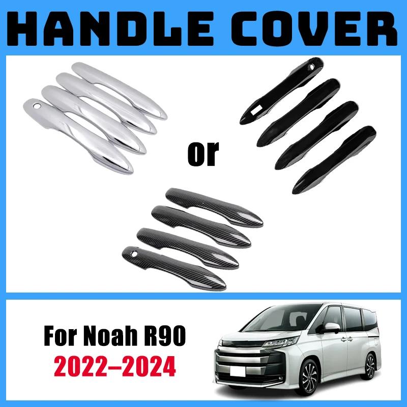 

For Toyota Noah Z R90 Voxy Suzuki Landy 2022 2023 2024 ABS Exterior Door Handle Decoration Cover Car Accessories Automotive Part