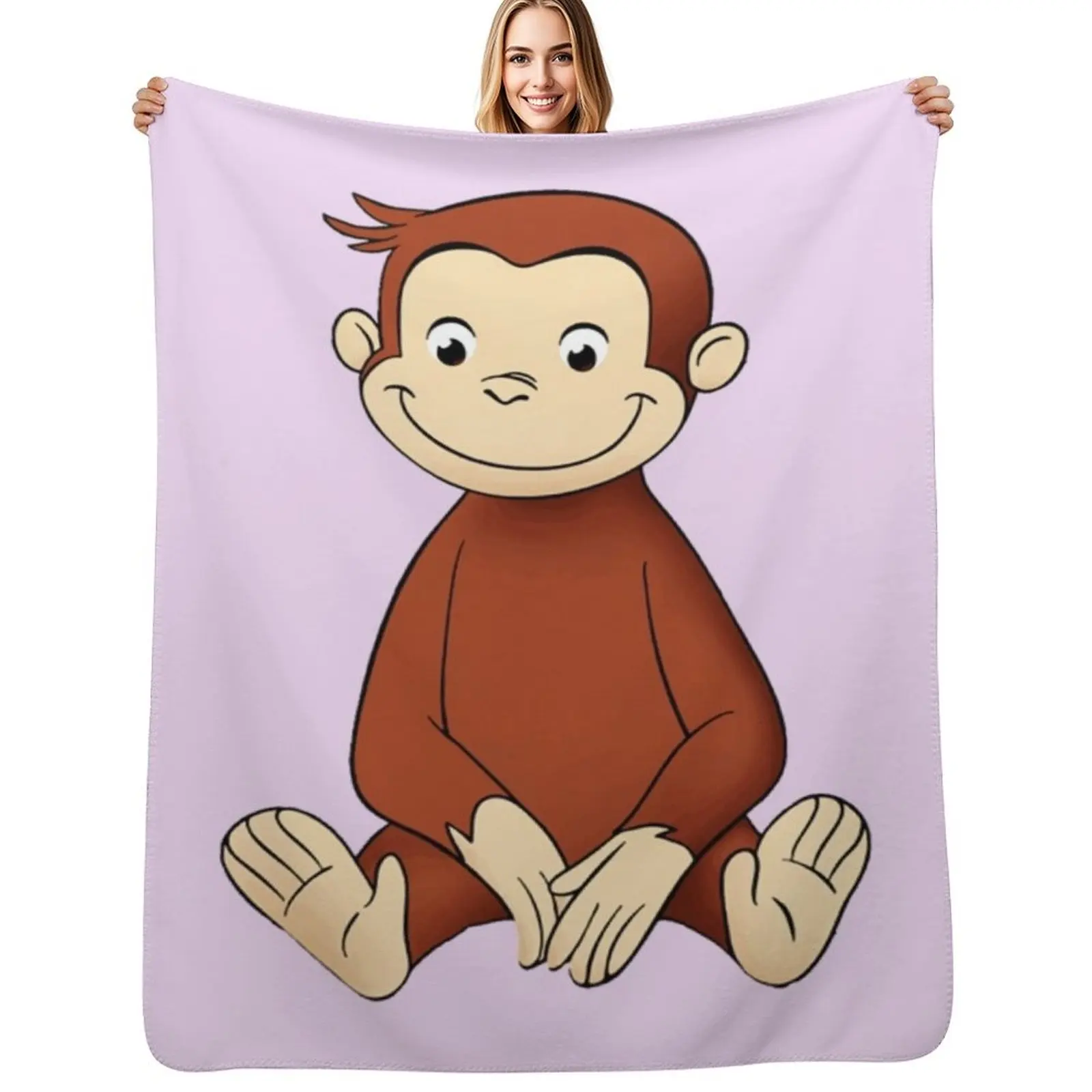 

monkey curious george Throw Blanket Versatile Cozy Throw Blanket for All Occasions