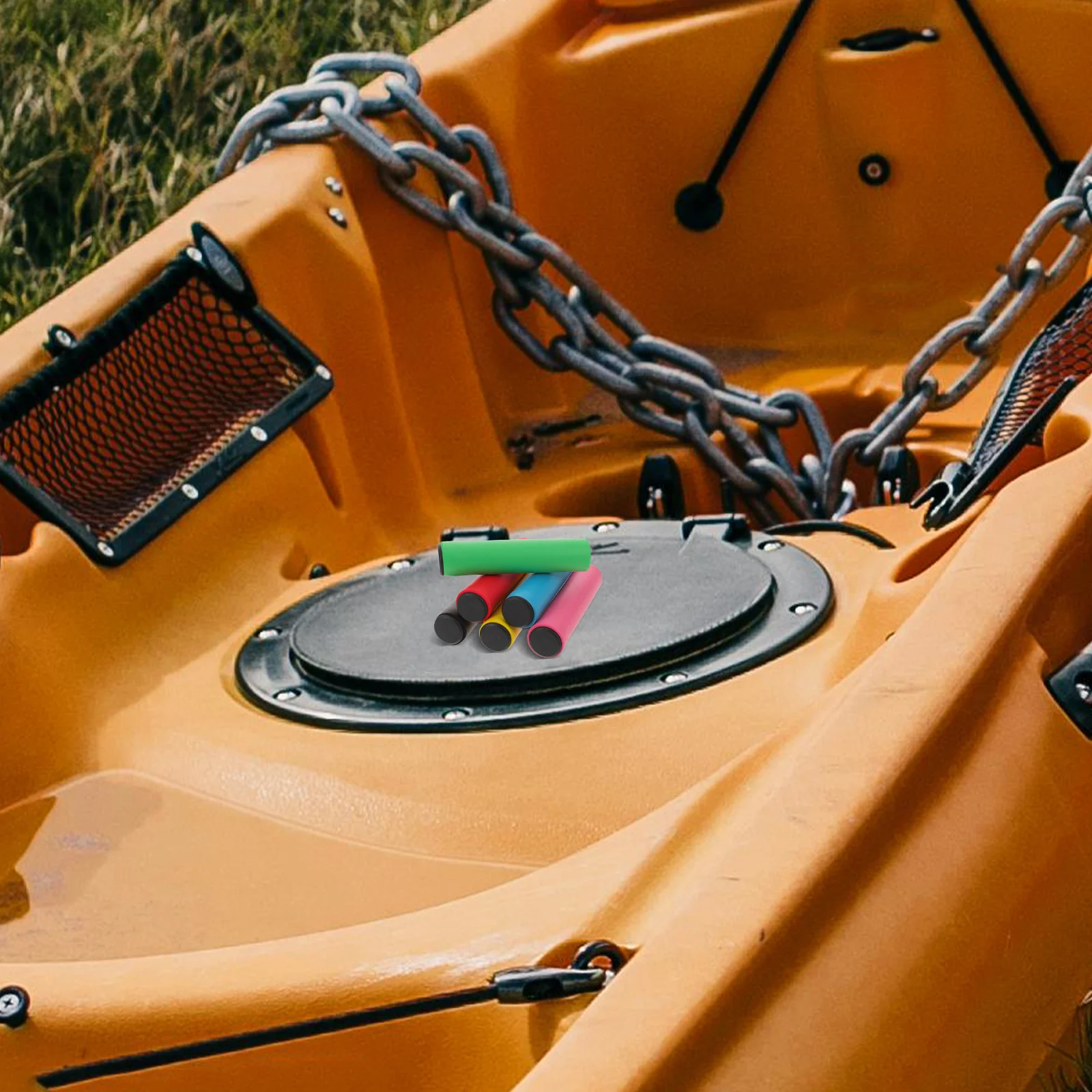 

12Pairs Boat Paddle Wrap Soft Handlebar Grip Sponge Cover Anti Skid for Kayaking Canoeing Breathable Paddle Accessories