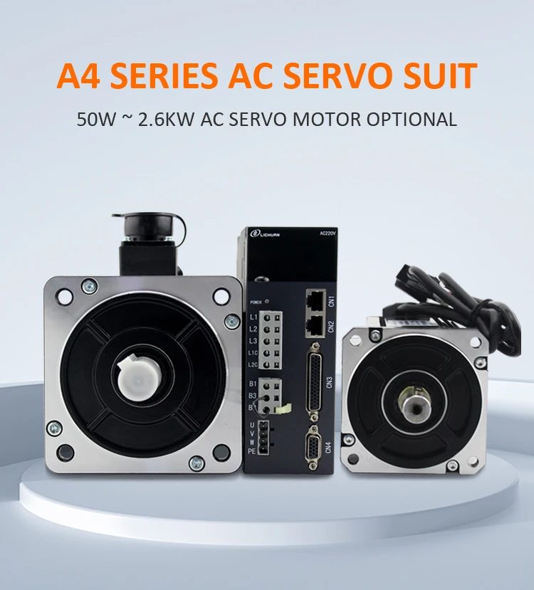 200W 400W 600W 750W 1KW 1.5KW 1.8KW 2KW 2.3KW 2.6KW Prezzi all'ingrosso Kit driver servomotore per fresatrice CNC