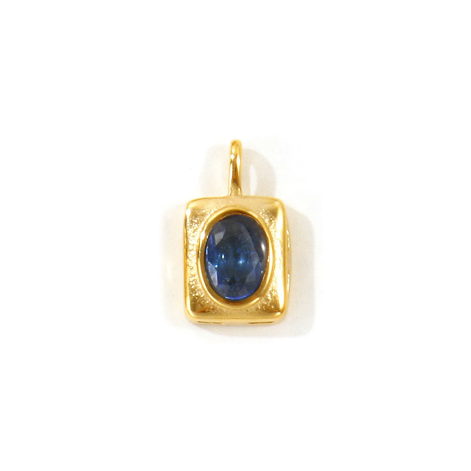 1 Stück Mehrfarbiger Ovaler Kubischer Zirkonia Geometrischer Anhänger 18K Vergoldeter 304 Edelstahl-Anhänger für DIY Halsketten-Schmuckherstellung – Detail 10