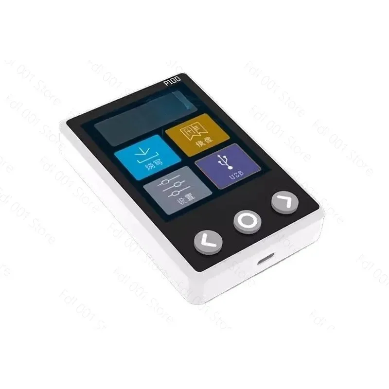 P100 Offline Programmer Downloader For STM32 STM8 N32 AT32 MCU