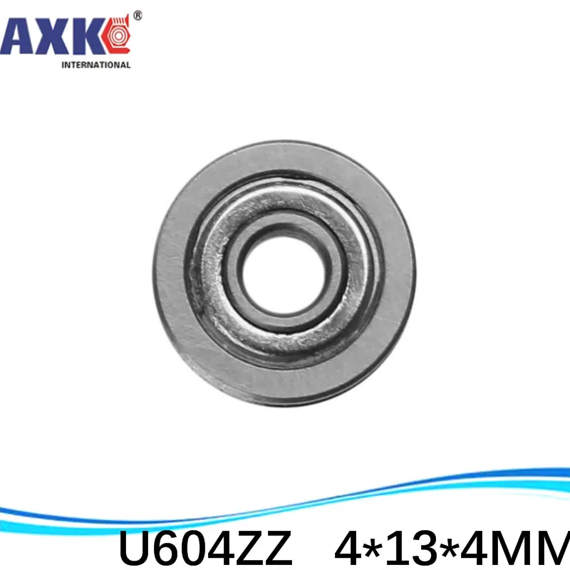 3D Printers Extruder Parts U-groove idler pulley belt pulley bearing U604ZZ u ditch 604U 4*13*4 604UU U604 ZZ 4x13x4