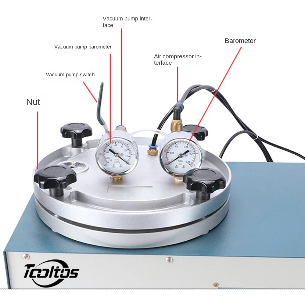 D-VWI+ACC Vacuum Wax Injection Machine with Auto Clamping Constitute for Casting Jewelry Tools and Equipment