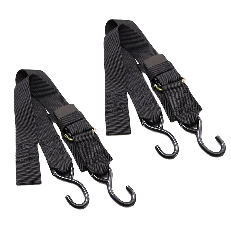 

2 Inch X 24" or 48" Marine Boat Trailer Trailer Transom Tie-Down Straps Adjustable Straps for Trailering