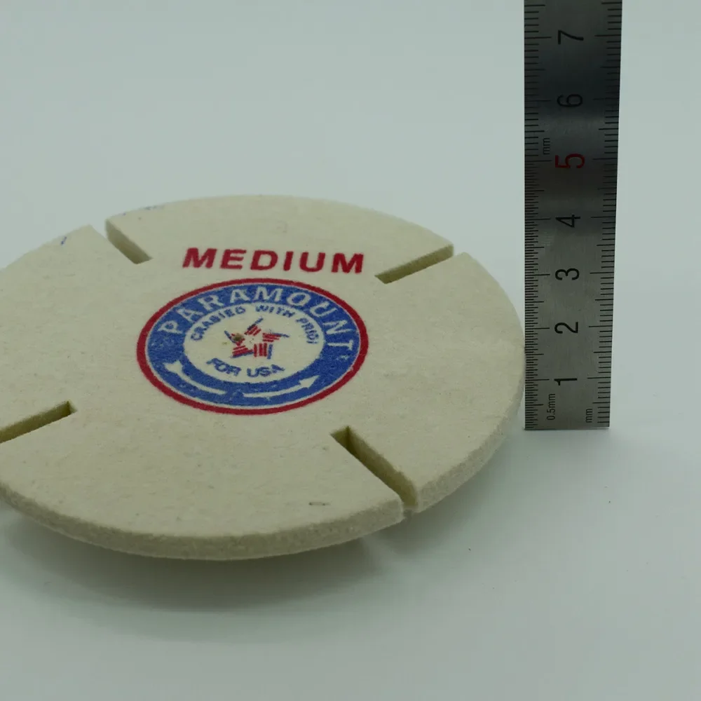 1PCS SPLIT LAP FELT WHEEL 100% WOOL JEWELRY BUFFING WHEEL SOFT/MEDIUM/HARD/ROCK HARD/FLNT HARD 4INCH/6INCH