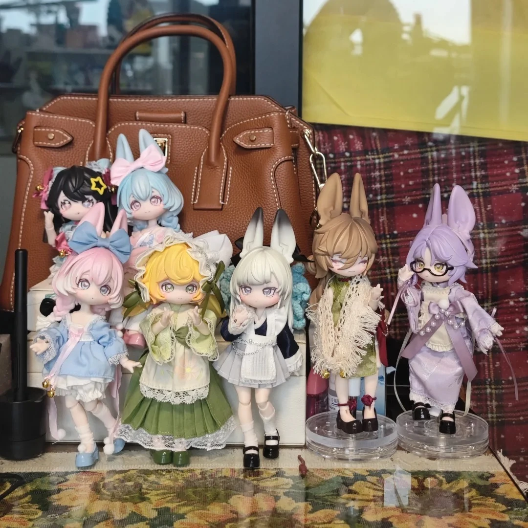 

Недимая кукла Jumping Moon Time Series слепая коробка 1/12 Bjd Mystery Box шарнирная фигурка Kawaii куклы украшения игрушка для девочек