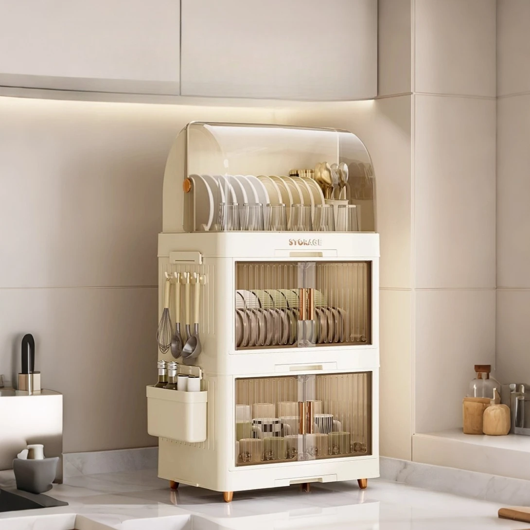 

AOLIVIYA Nordic Casual Bowl Cabinet Dish Bowl Storage Rack Sink Tableware Kitchen Organization Drain Shelf A904361