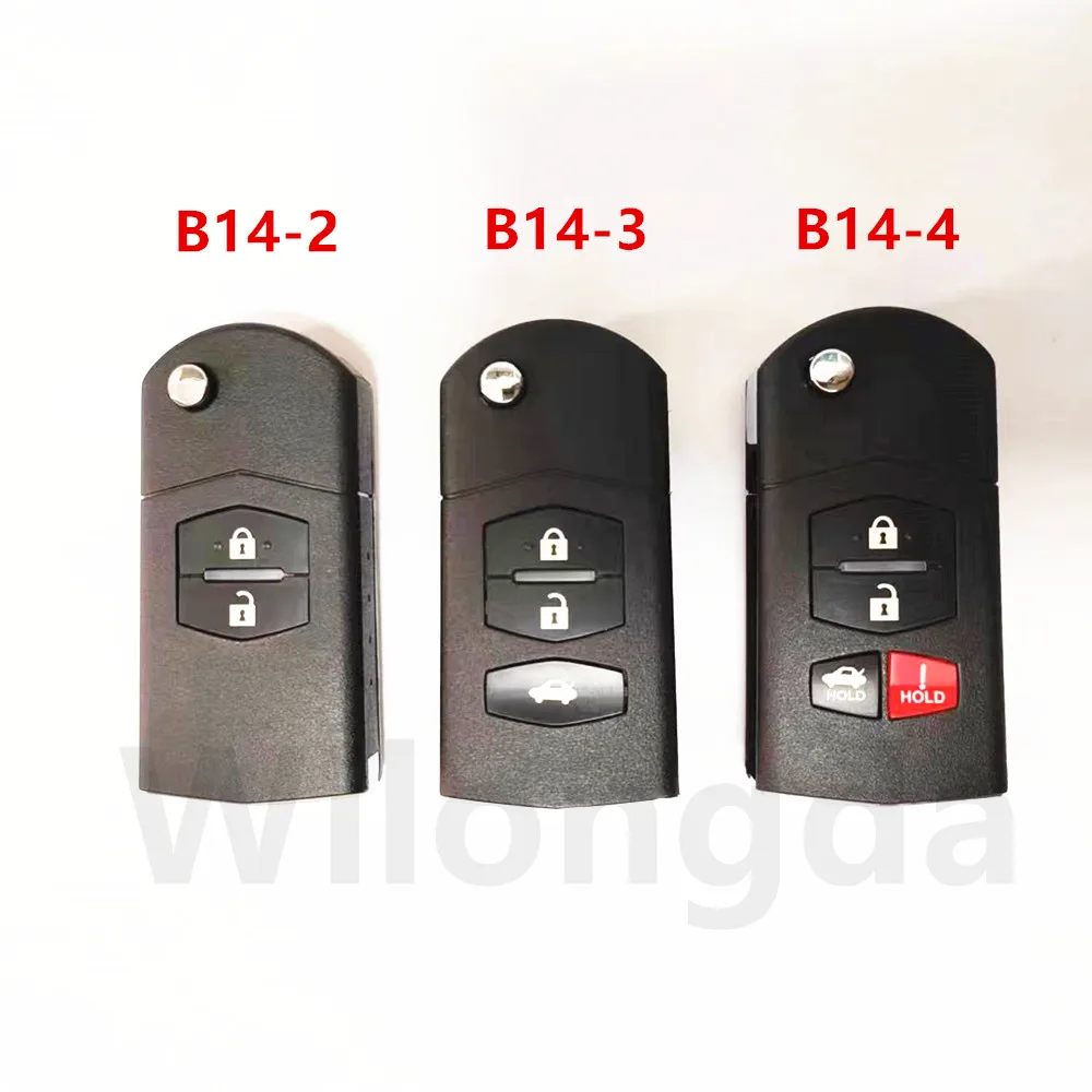 5pcs KEYDIY Mazda style B14-2 B14-3 B14-4  Remote Universal Car Key for Mini KD / KD-X2 / KD-MAX Key Programmer B Series Remote