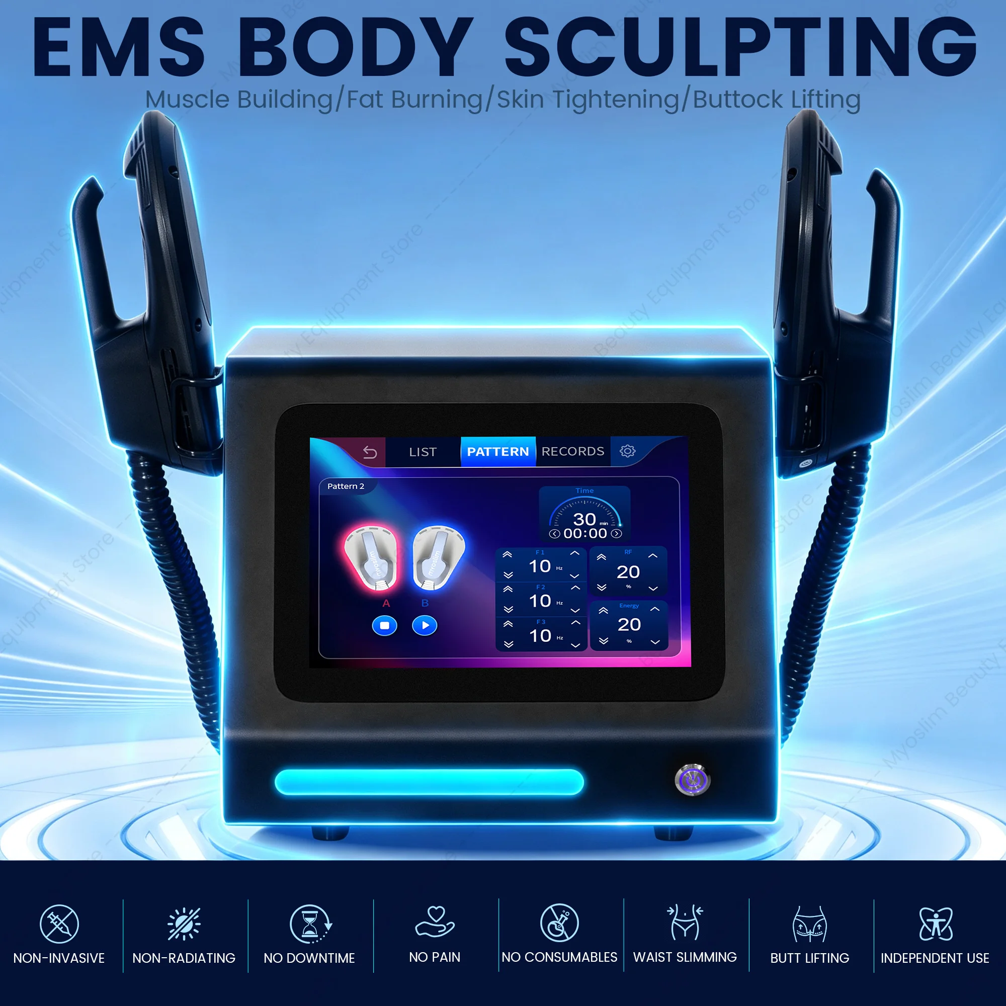 EMSZERO PRO 6500W NEO Slimming Machine 15 Tesla EMS+EMT/RF Nova Body Sculpting EMS MYOslim 200HZ Pelvic Muscle Stimulator Salon