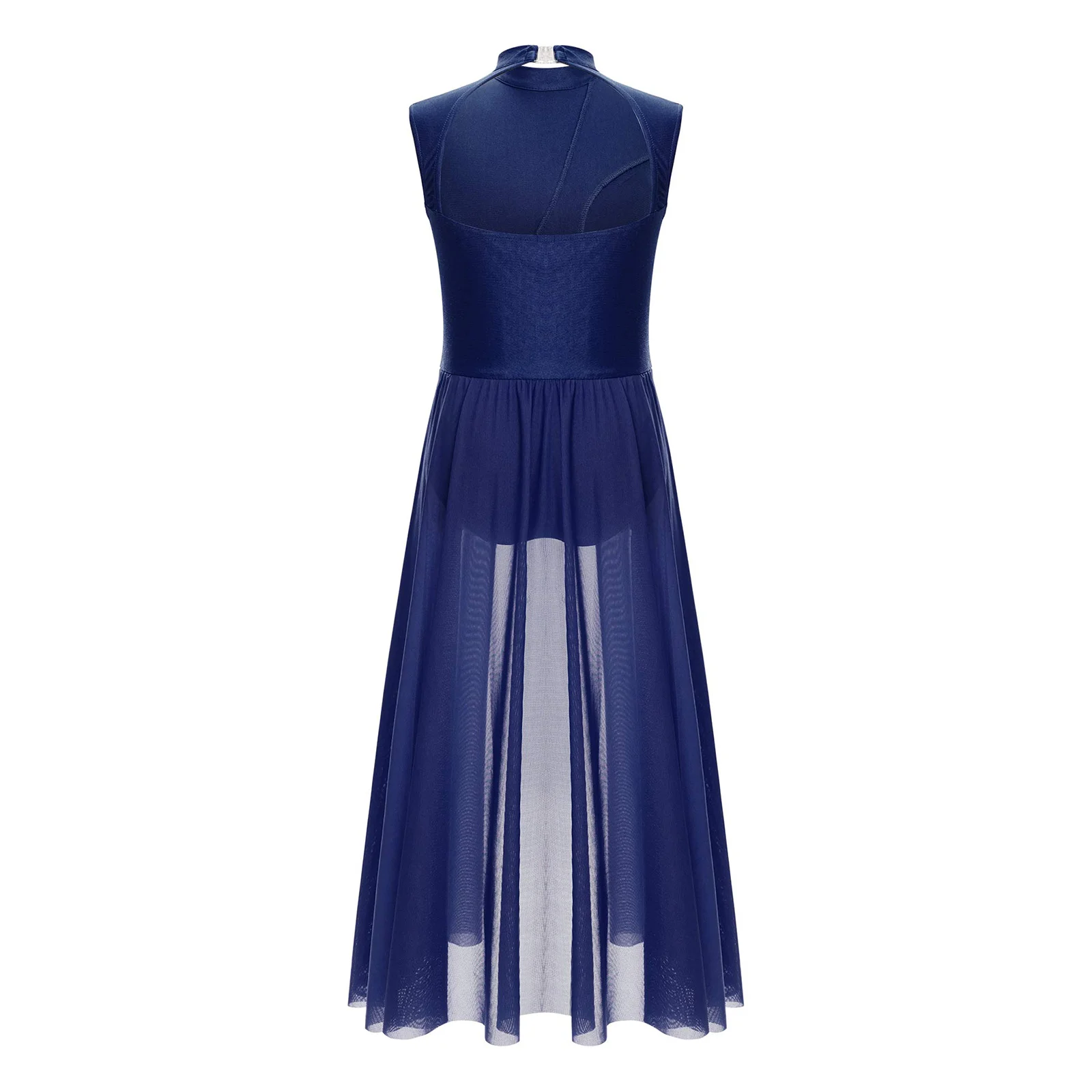 어린이 소녀 현대 리리컬 댄스 공연 의상 민소매 꽃무늬 레이스 시스루 메쉬 레오타드 드레스 피겨 스케이팅 발레용