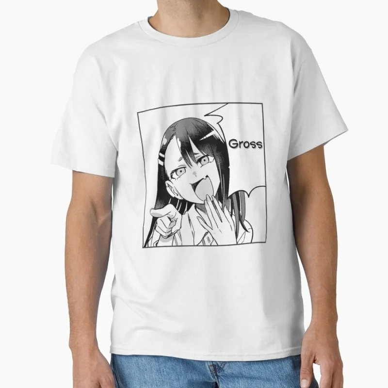 

1030 Dont Toy With Me Nagatoro Hayase Gift for Anime lover 100% cotton Y2K clothes O -Neck Short Sleeve Graphic T-Shirt S-6XL